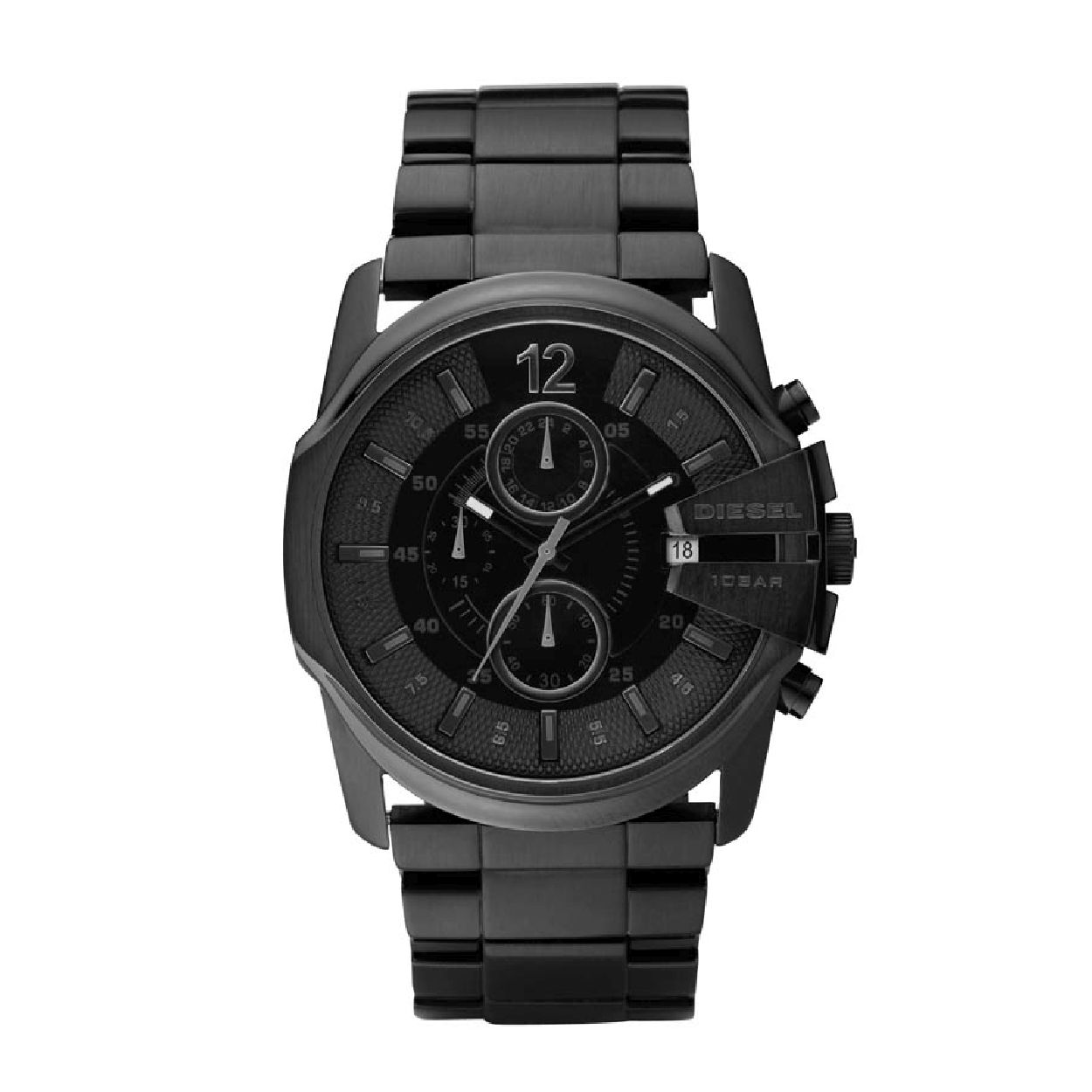Dit herenhorloge is van het merk Diesel. Het is een chrono horloge met een band gemaakt van edelstaal. De diameter van de kast is 45 mm.
De verdere specificaties van het horloge zijn als volgt:
Bandbreedte (mm): 24
Kastmateriaal: edelstaal
Techniek: quartz