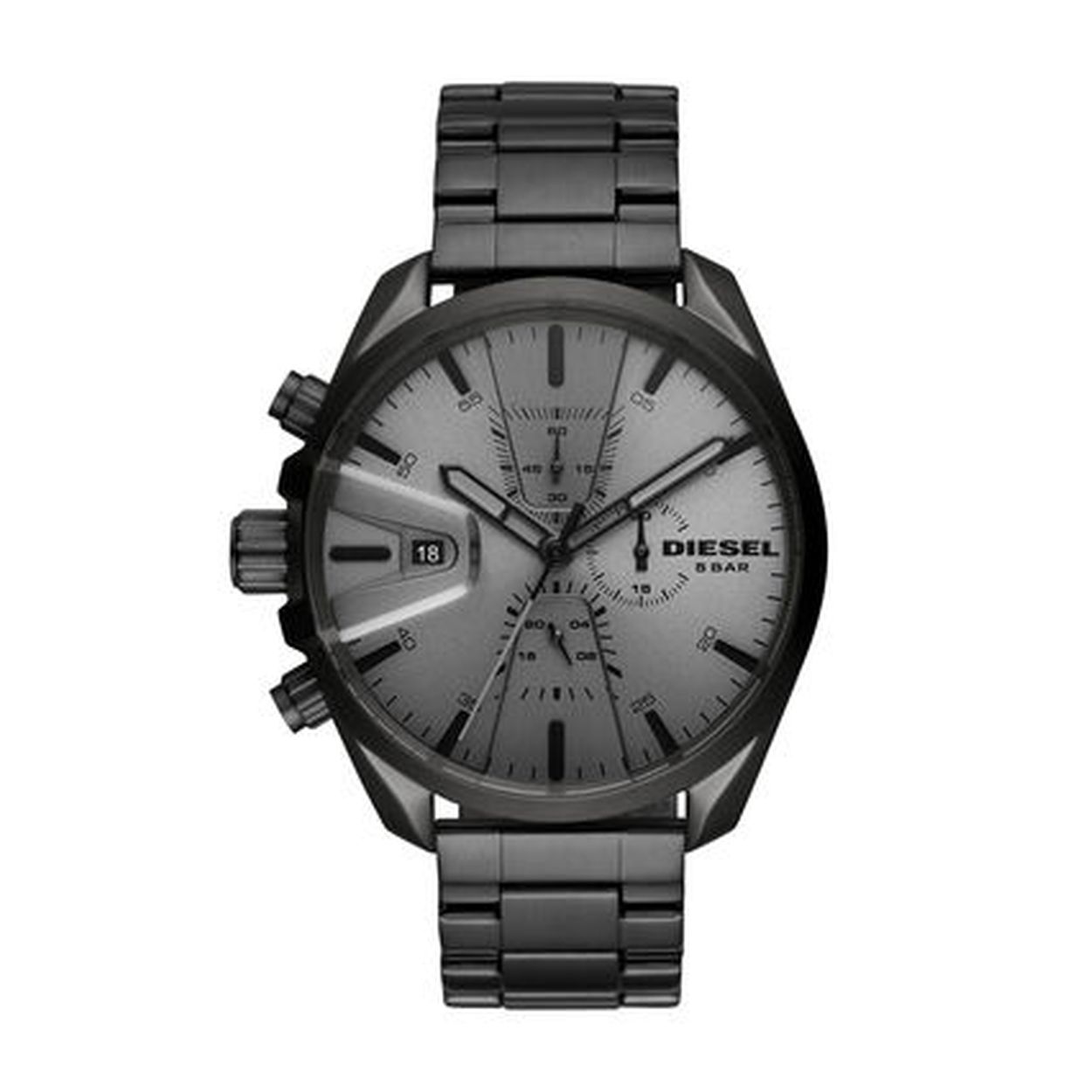 Algemeen
Geslacht: heren
Model: DZ4484

Voordelen
- band edelstaal zwart
- chronograaf/stopwatch
- wijzerplaat grijs met zwarte streepjes
- 24 uurs aanduiding
- spat waterdicht: handenwassen, regen
- quartz
- maat kast 47mm (breedte) 12mm (dikte)





