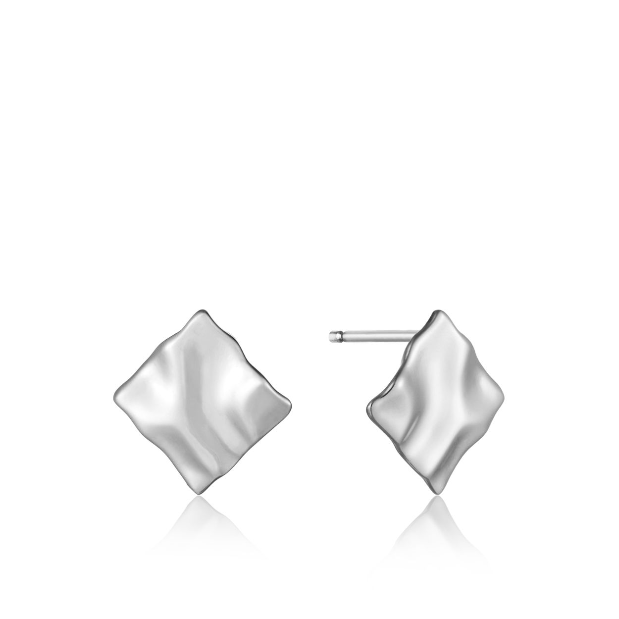 Ania Haie AH E017-05H Oorknoppen Zilver - 1 x 1 cm
