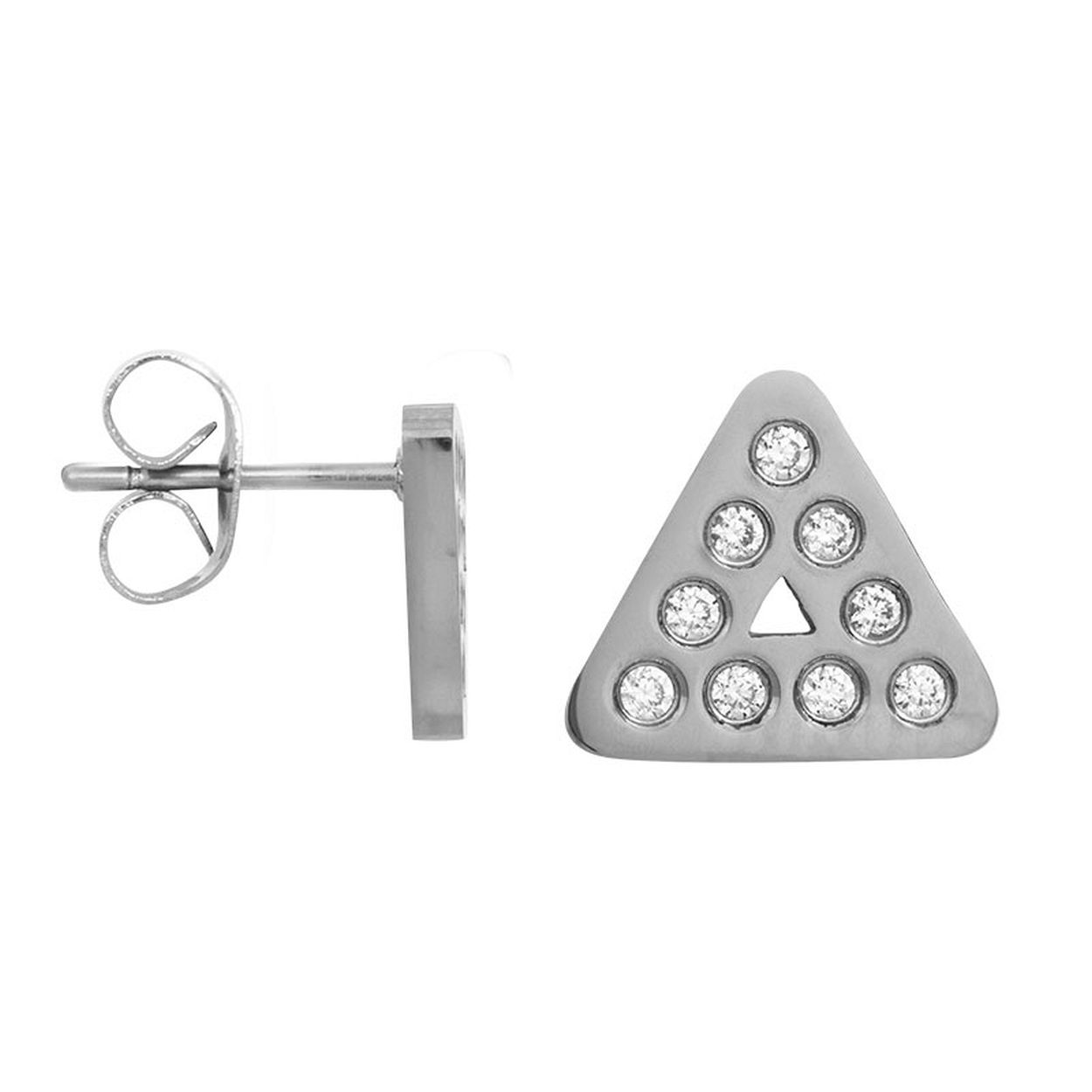 Deze oorstekers zijn van het merk iXXXi JEWELRY. Het is een damessieraad gemaakt van edelstaal. De oorstekers zijn zilver van kleur.