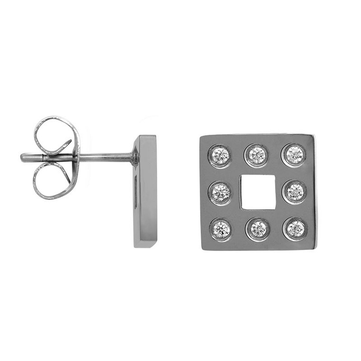 Deze oorstekers zijn van het merk iXXXi JEWELRY. Het is een damessieraad gemaakt van edelstaal. De oorstekers zijn zilver van kleur.