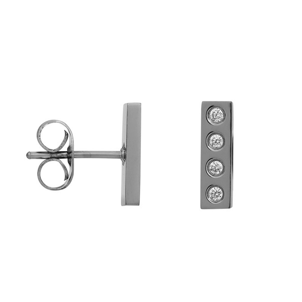 Deze oorstekers zijn van het merk iXXXi JEWELRY. Het is een damessieraad gemaakt van edelstaal. De oorstekers zijn zilver van kleur.