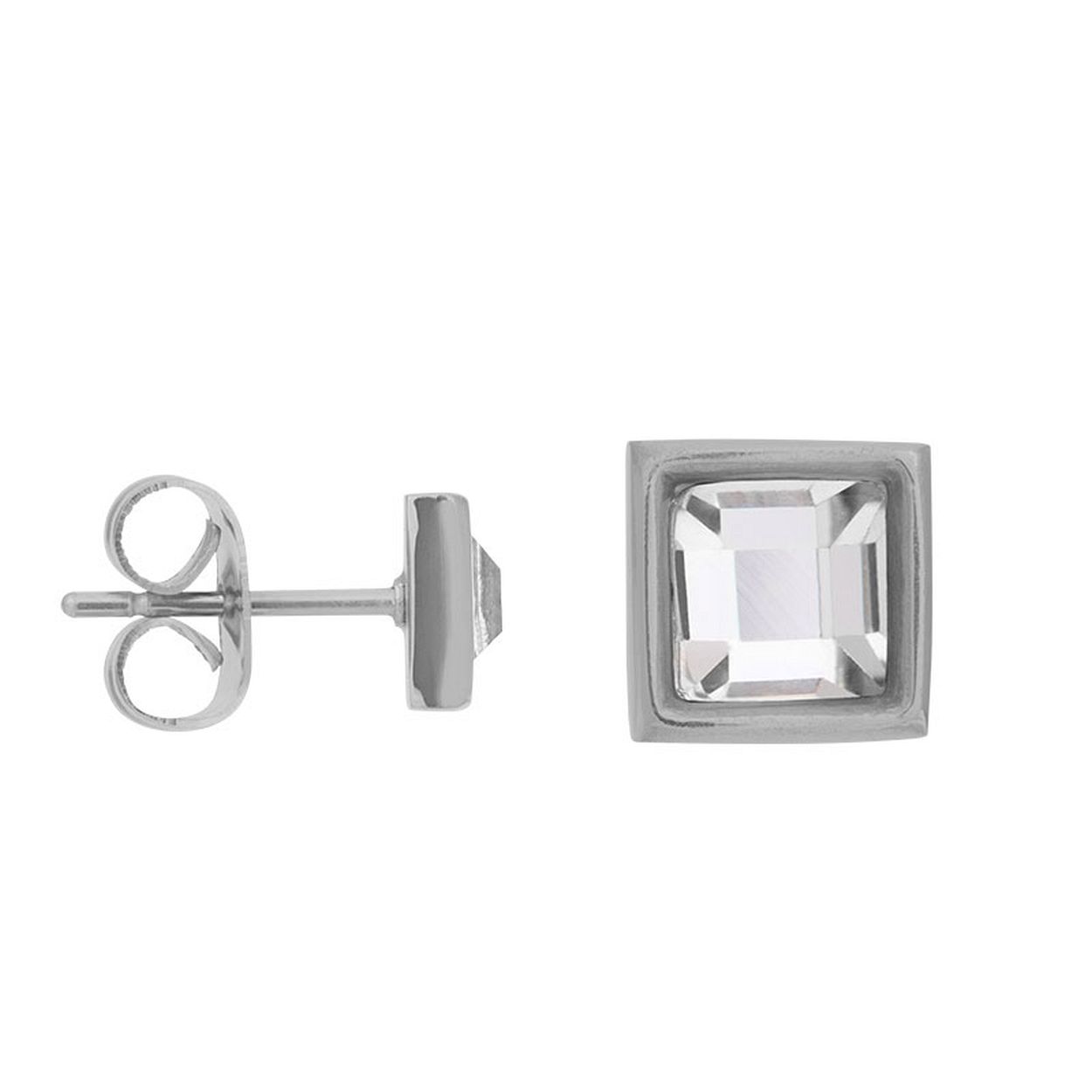 Deze oorstekers zijn van het merk iXXXi JEWELRY. Het is een damessieraad gemaakt van edelstaal. De oorstekers zijn zilver van kleur.