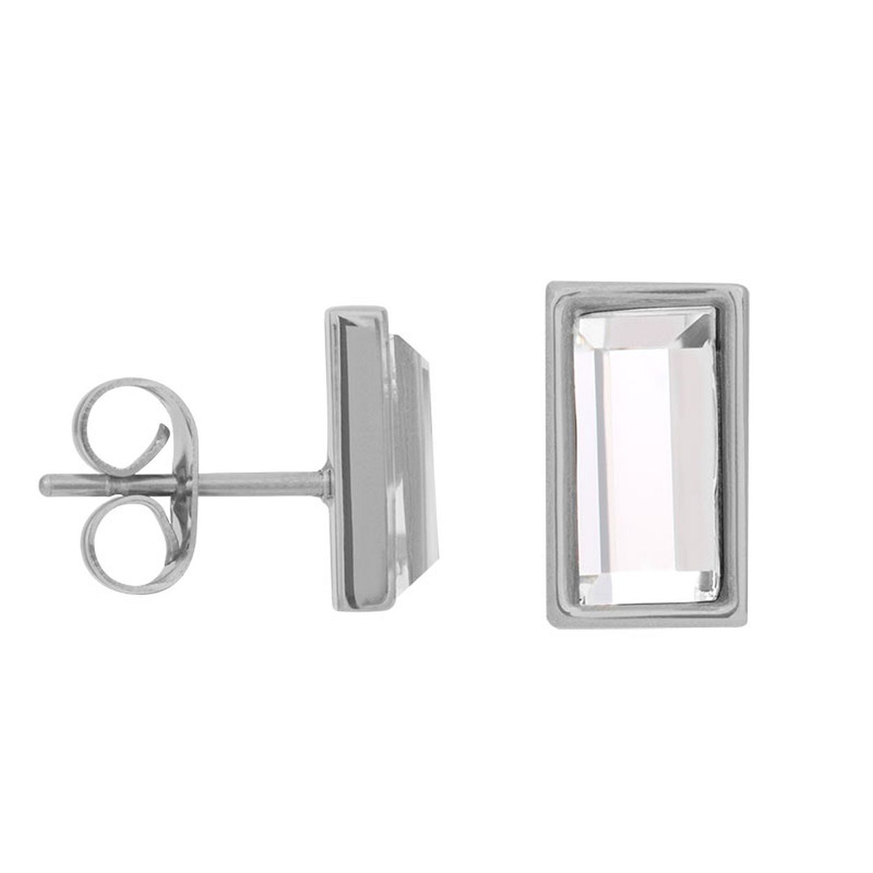 Deze oorstekers zijn van het merk iXXXi JEWELRY. Het is een damessieraad gemaakt van edelstaal. De oorstekers zijn zilver van kleur.