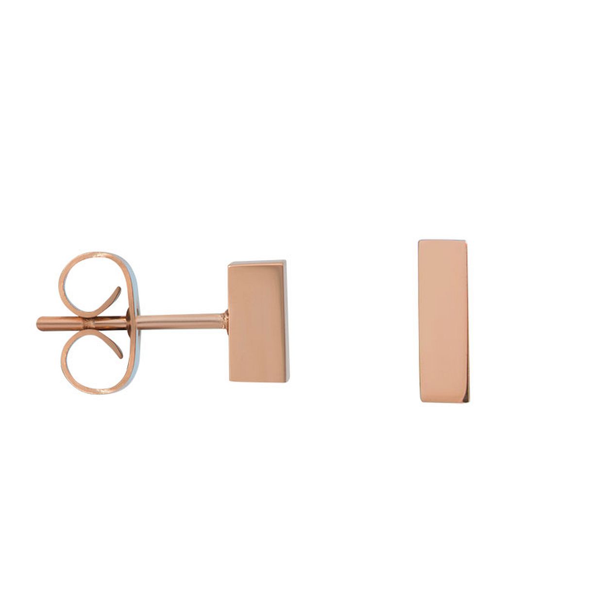 Deze oorstekers zijn van het merk iXXXi JEWELRY. Het is een damessieraad gemaakt van edelstaal. De oorstekers zijn rosegoud van kleur.