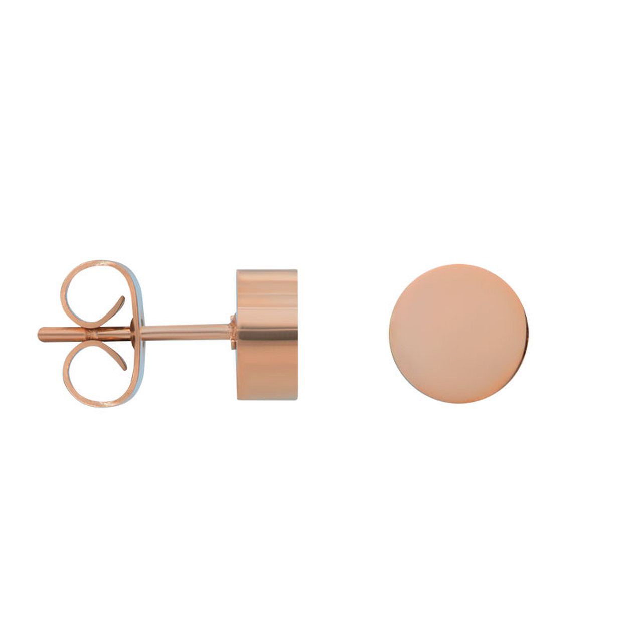 Deze oorstekers zijn van het merk iXXXi JEWELRY. Het is een damessieraad gemaakt van edelstaal. De oorstekers zijn rosegoud van kleur.