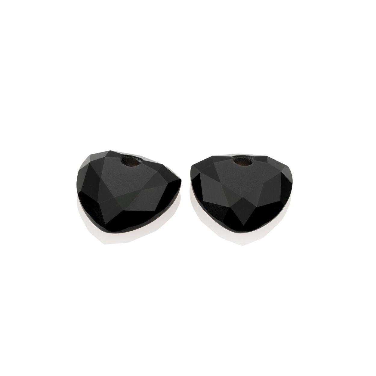 Oorbel Edelstenen - Onyx Trillion Cut