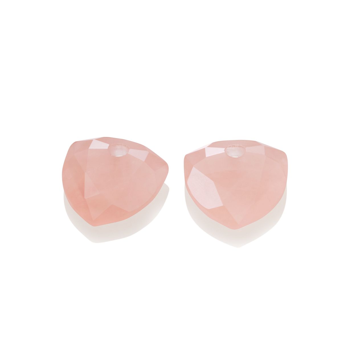 Sparkling Jewels. Trillion Cut Rose Quartz