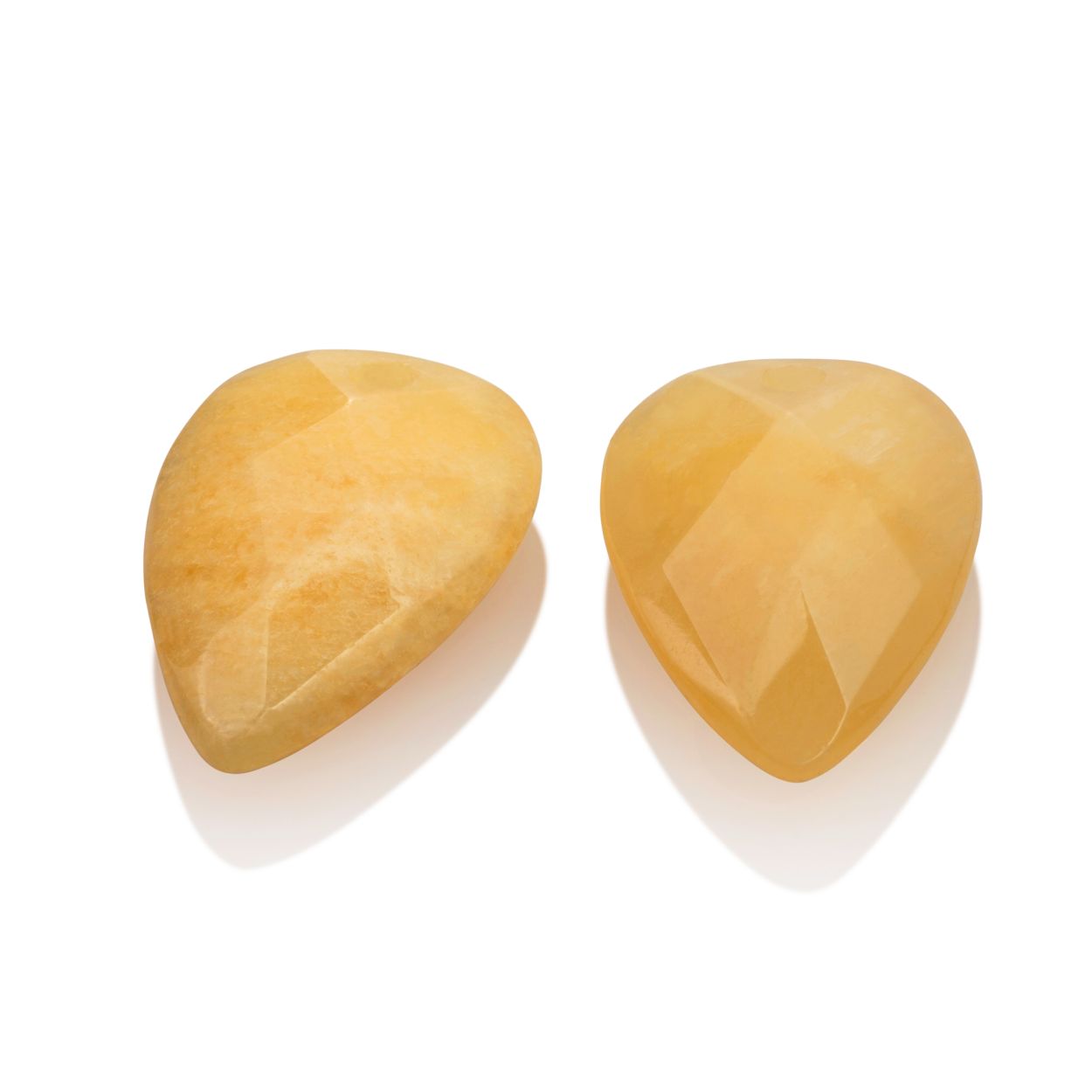 Sparkling Jewels - Oorbellen - Geel Jade