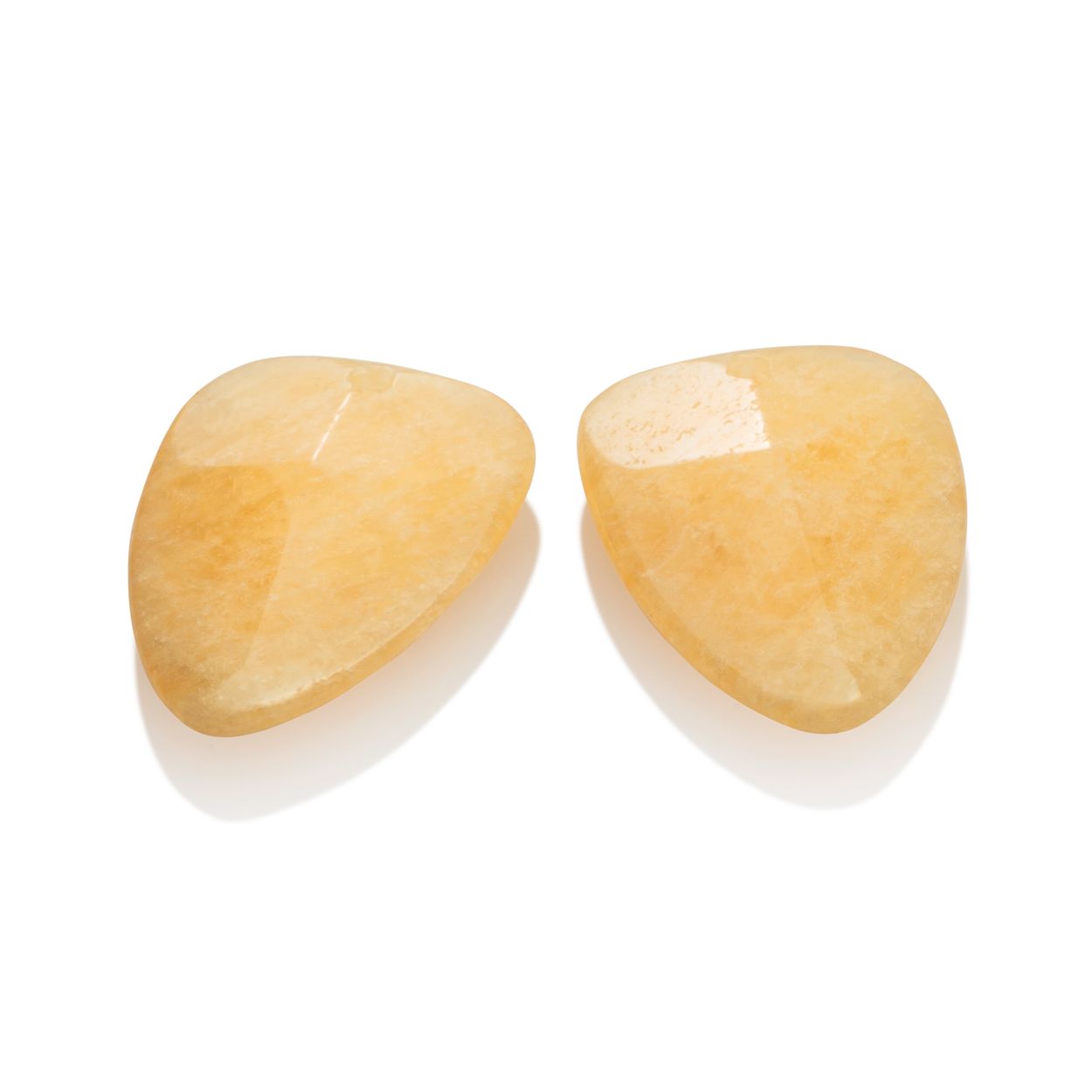 Sparkling Jewels - Oorbellen - Geel Jade