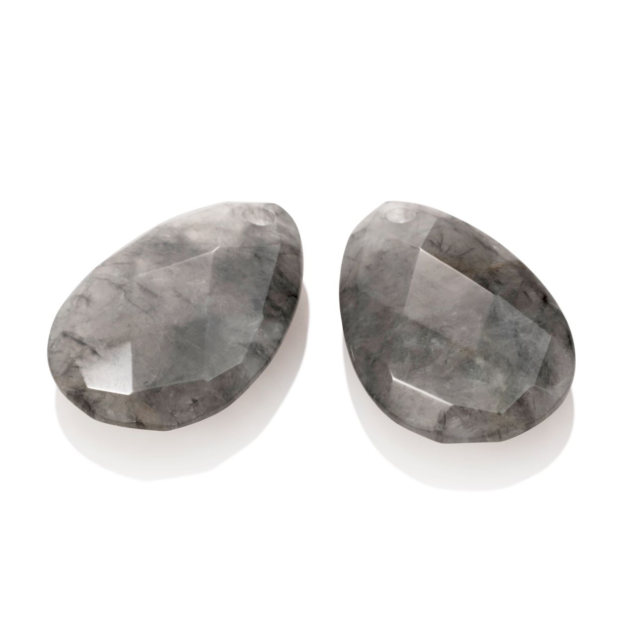 Sparkling Jewels - Oorbellen - Zwart Quartz