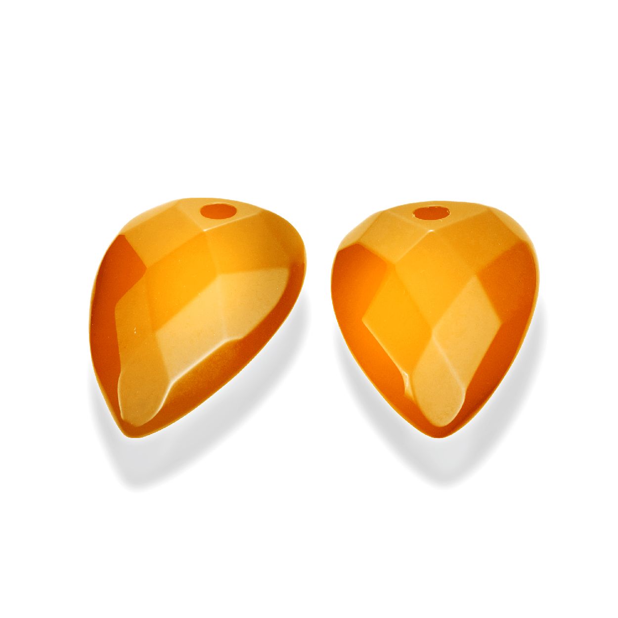 Oorsteentjes - Blossom - Facet Citrien Quartz