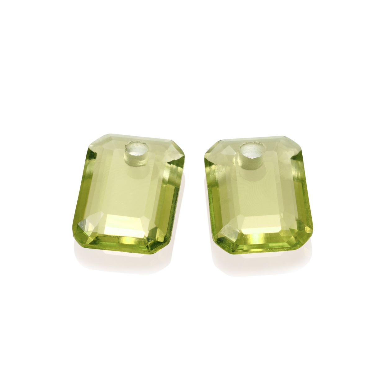 Dit zijn oorhangers van het merk Sparkling Jewels lemon Quartz