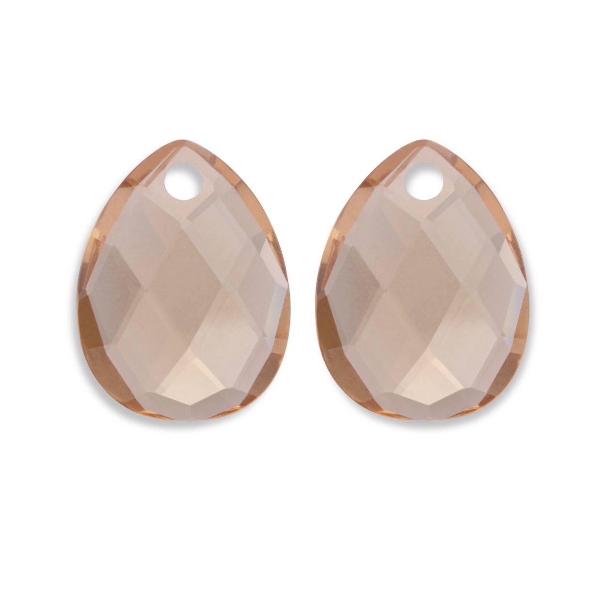 Oorstenen | Afterglow - Licht Goud Citrine Quartz