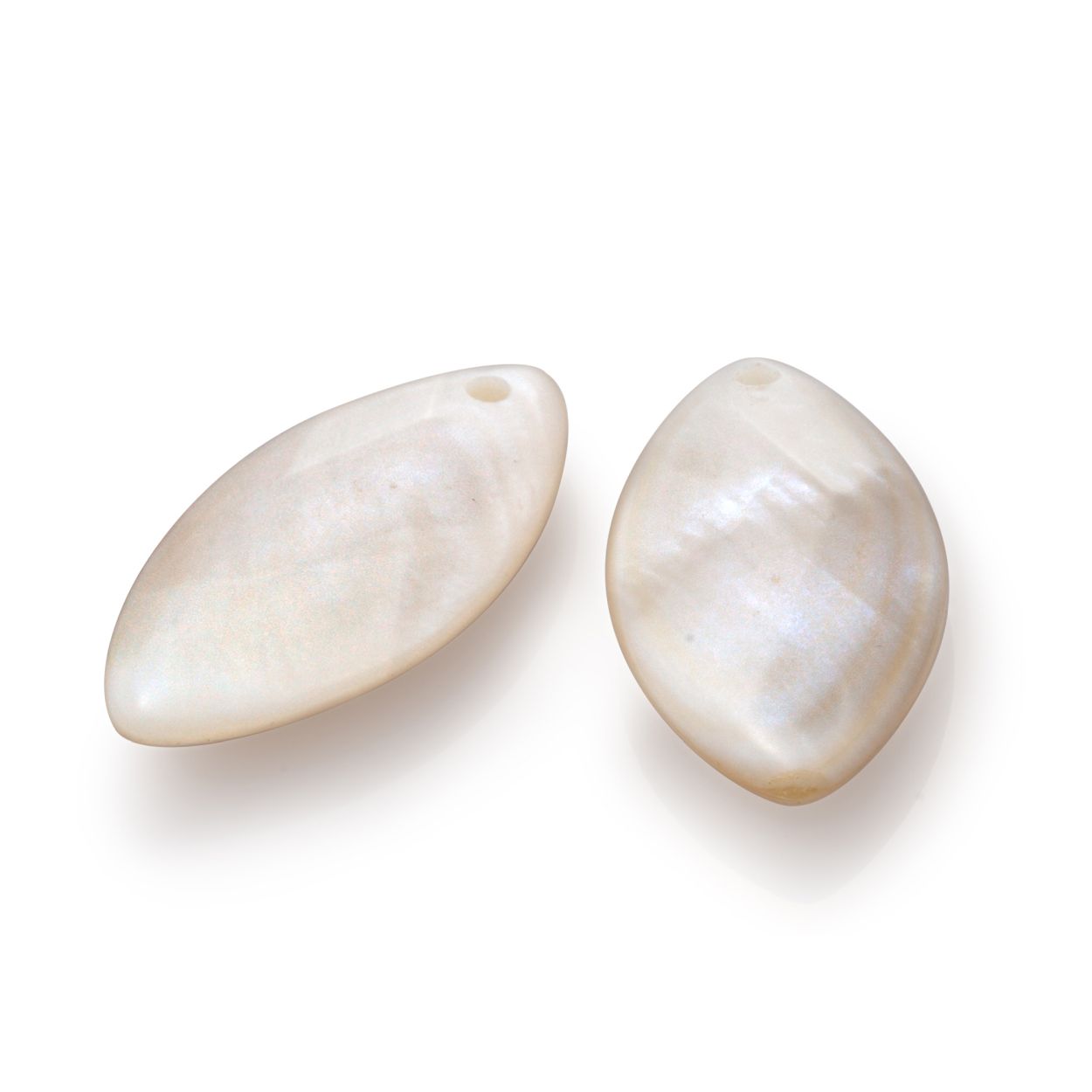 Oorsteentjes - Facet Blad Parel - small