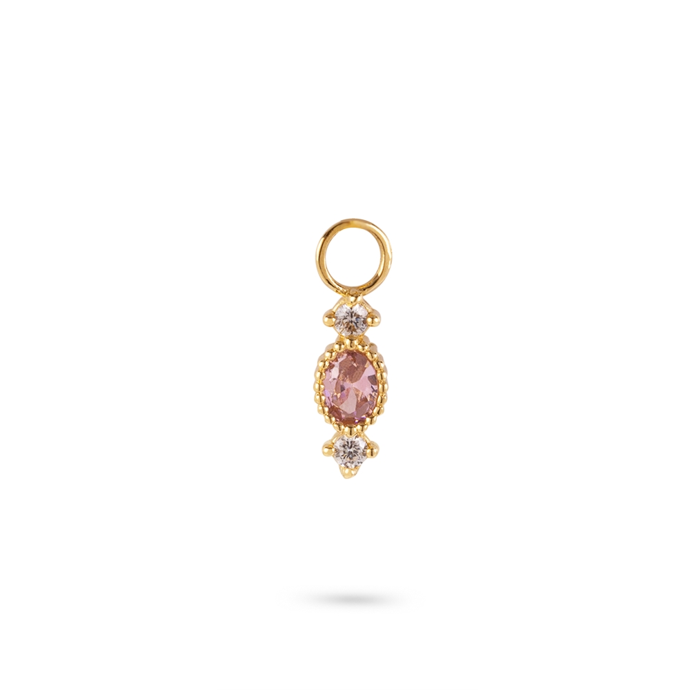 Swing Jewels gouden oorbedel voor aan een gouden oorringetje. Prijs is per stuk.