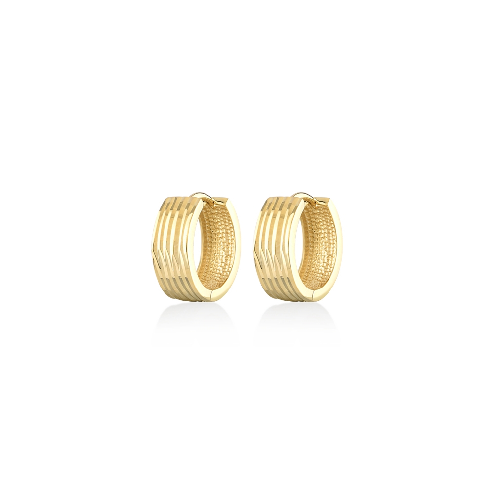 Gouden Oorringen van merk Swing Jewels.