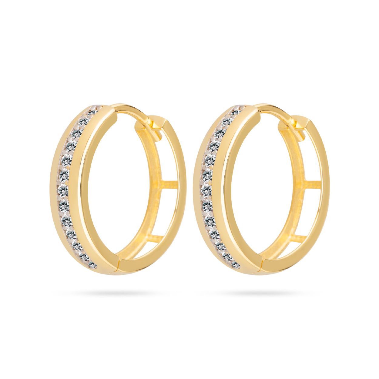 Dit zijn creolen van het merk Swing Jewels.