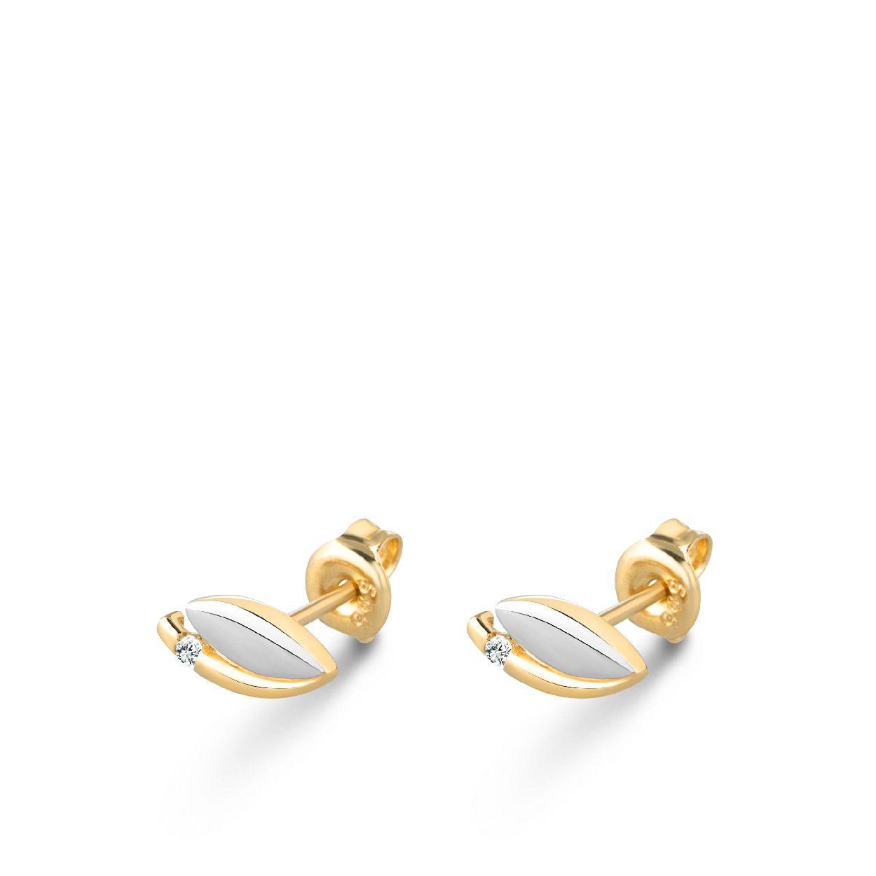 Dit zijn creolen van het merk Swing Jewels. De kleur van het sieraad is wit en geelgoud. Dit sieraad bevat de edelsteen: zirconia. De kleur van deze edelsteen is: wit.