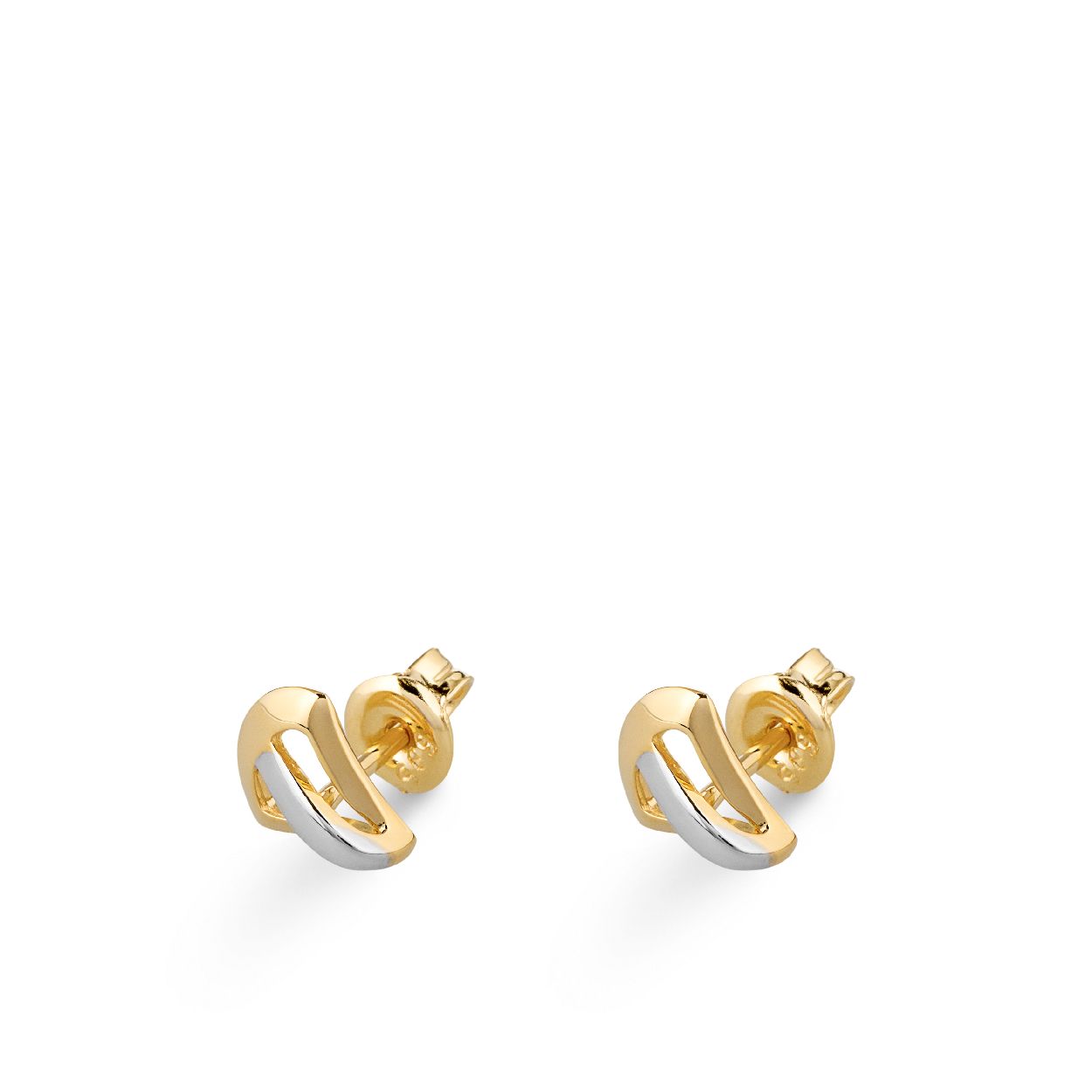 Dit is een oorringen van het merk Swing Jewels. Dit sieraad is gemaakt van goud.