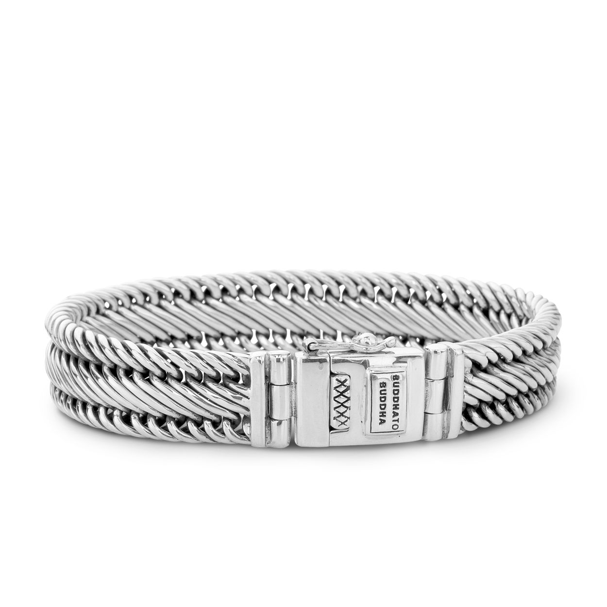 Buddha to Buddha - Edwin Small Bracelet Silver, Armband zilver 151 G, maat 23cm - 001J011510114