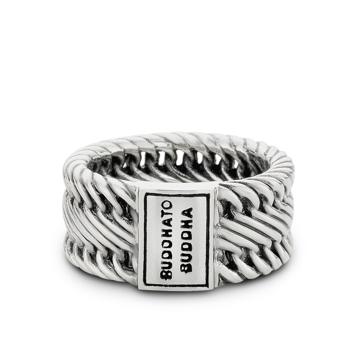 De Buddha to Buddha Edwin Small Ring is ontwikkeld als prachtige aanvulling op onze Edwin familie. Met zijn fijne textuur en kleinere breedte is deze zilveren ring geschikt voor iedereen. Handgemaakt en tijdloos zoals alle Buddha to Buddha sieraden. De ring laat zich perfect combineren met andere Buddha to Buddha sieraden.