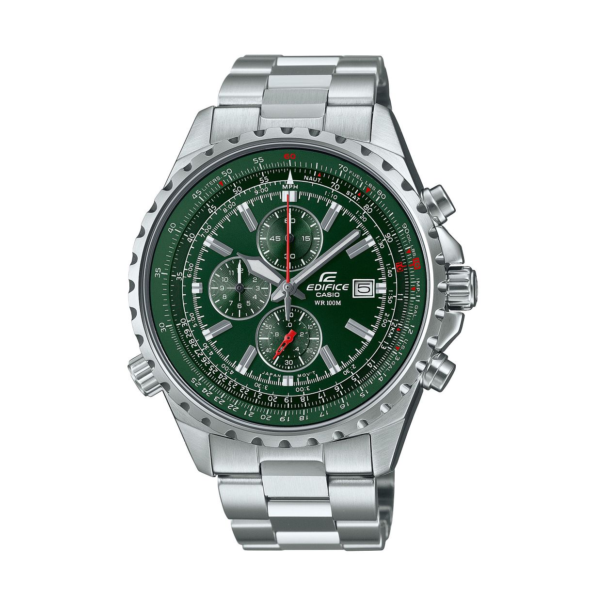 Dit herenhorloge is van het merk Casio. Het is een horloge gemaakt van edelstaal. De diameter van de kast is45.5 mm en de kast is 11.4 mm dik.
De verdere specificaties van het horloge zijn als volgt:
Glassoort: mineraal
Bandbreedte (mm): 
Kastmateriaal: edelstaal
Waterdichtheid: 10 ATM
Techniek: quartz
