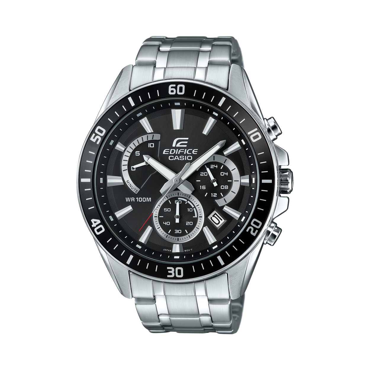 Dit herenhorloge is van het merk Casio. Het is een analoog horloge gemaakt van edelstaal
De verdere specificaties van het horloge zijn als volgt:
Glassoort: mineraal
Kastmateriaal: edelstaal
Waterdichtheid: 10 ATM
Kastkleur: Zwart
Bandmateriaal: Edelstaal
Bandkleur: Zilver
Kastmaat: 47
Wijzerplaatkleur: Zwart
Kastvorm: Rond
Sluiting: Druksluting