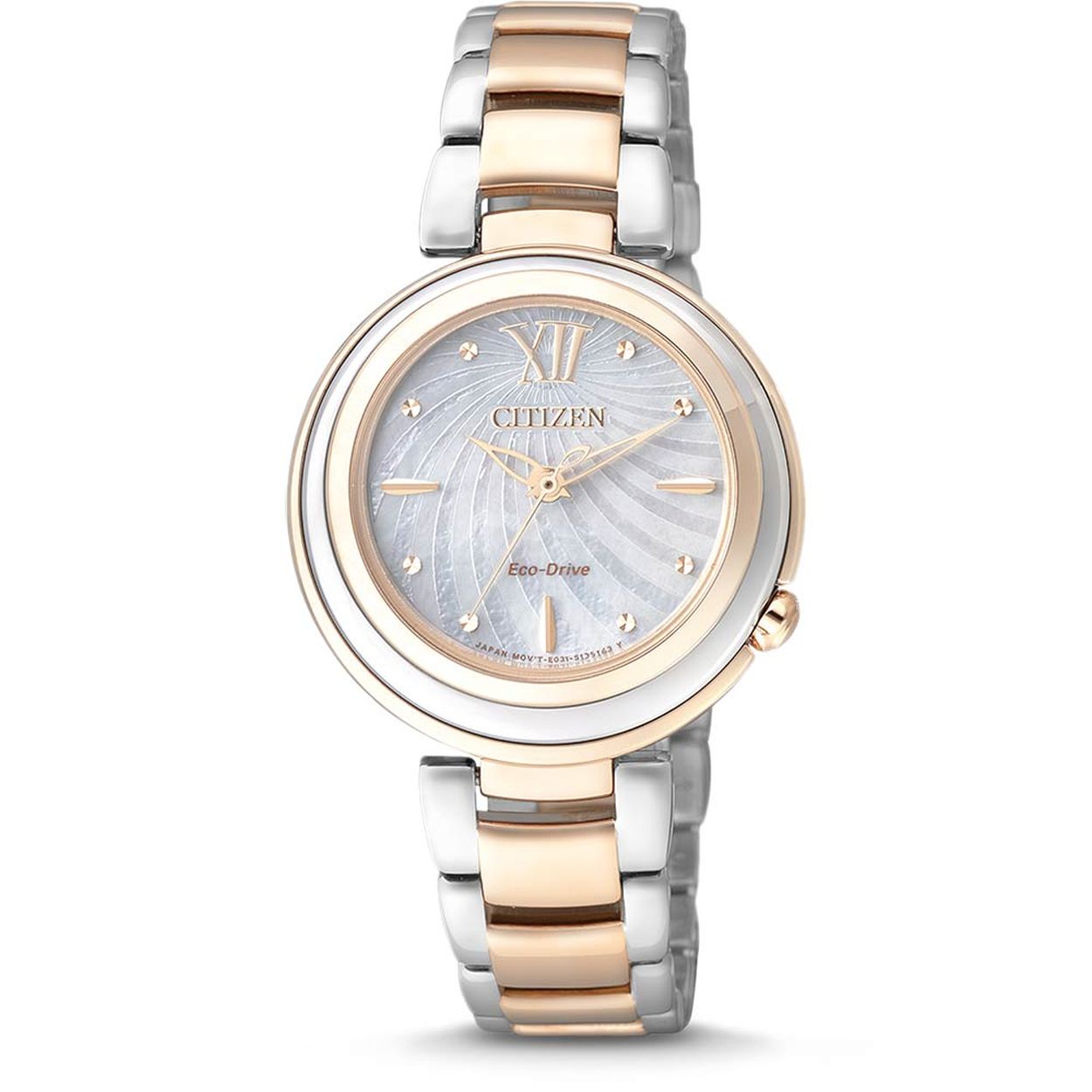 Voordelen
- zonne-energie
- band edelstaal zilver/rose goud (bicolor)
- wijzerplaat zilver met rose gouden streepjes
- glas is zeer krasvast
- spat waterdicht: handenwassen, regen
- maat kast 30mm (breedte) 7mm (dikte)