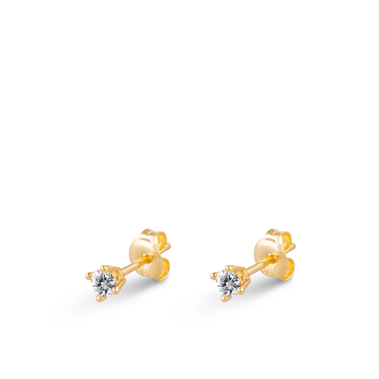 Dit zijn oorstekers van het merk Swing Jewels. De kleur van het sieraad is geelgoud. Dit sieraad bevat de edelsteen: zirkonia. De kleur van deze edelsteen is: wit.