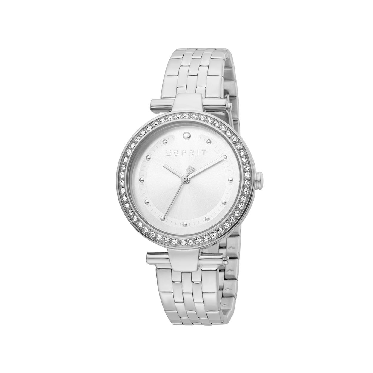 Esprit ES1L153M0055 Fine
Dit dameshorloge uit de Fine serie van Esprit heeft mineraalglas, een zilverkleurige wijzerplaat en een zilverkleurige stalen horlogekast met een kastdiameter van 34 mm. De zilverkleurige band van het horloge is van staal en kan op maat worden gemaakt door er schakels uit te halen met een horlogeband inkortset. 

HET MERK
Esprit is ��n van de meest succesvolle en innovatieve lifestyle brands ter wereld. Het is een merk met charme, natuurlijke uitstraling en Intu�tie voor trends.
Binnen het motto van het merk �Quality first� bieden ze elegante nieuwe stijlen aan met een casual touch die geschikt zijn voor iedere dag. De ruime collectie horloges en sieraden voor zowel dames als heren zijn draagbaar op iedere gelegenheid en gericht op de trends van nu. Esprit blijft continue verrassen met dat beetje extra charismatische Joie de vivre.

SPECIFICATIES
- Mineraalglas
- Ronde kastvorm, 34 mm
- Zilverkleurige stalen horlogekast bezet met stenen
- Zilverkleurige wijzerplaat
- Zilverkleurige stalen horlogeband 
- 5 ATM

INKORTEN BAND
De band van het horloge kan op maat worden gemaakt door er schakels uit te halen met een horlogeband inkortset.