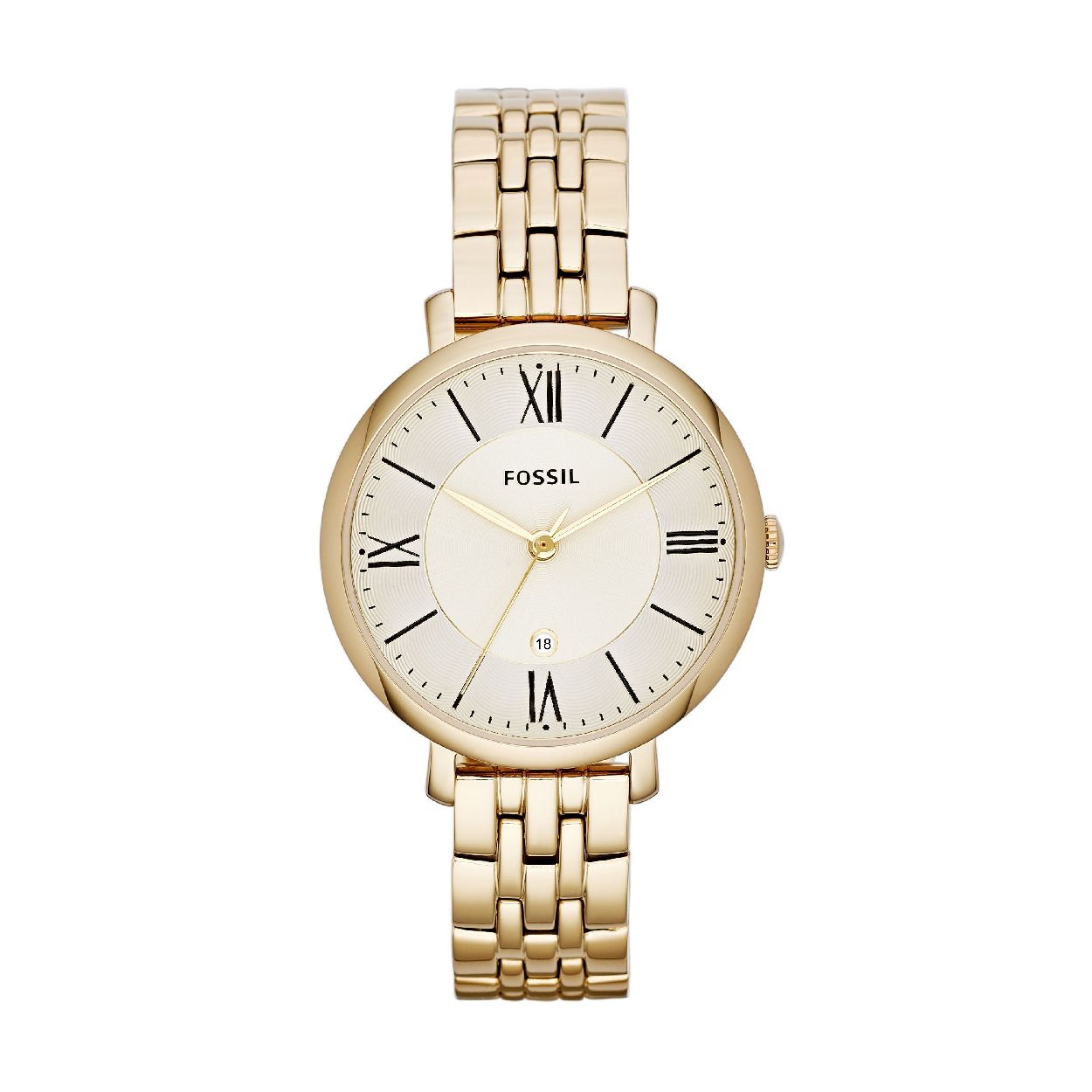 Fossil dames polshorloge collectie Jacqueline 36 mm gold.