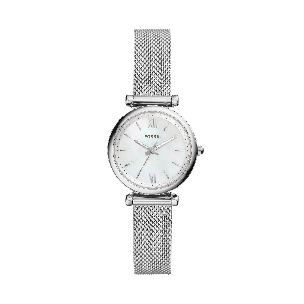 Dit dameshorloge is van het merk Fossil. Het is een  horloge met een band gemaakt van edelstaal. De diameter van de kast is 28 mm.
De verdere specificaties van het horloge zijn als volgt:
Bandbreedte (mm): 12
Kastmateriaal: edelstaal
Techniek: quartz