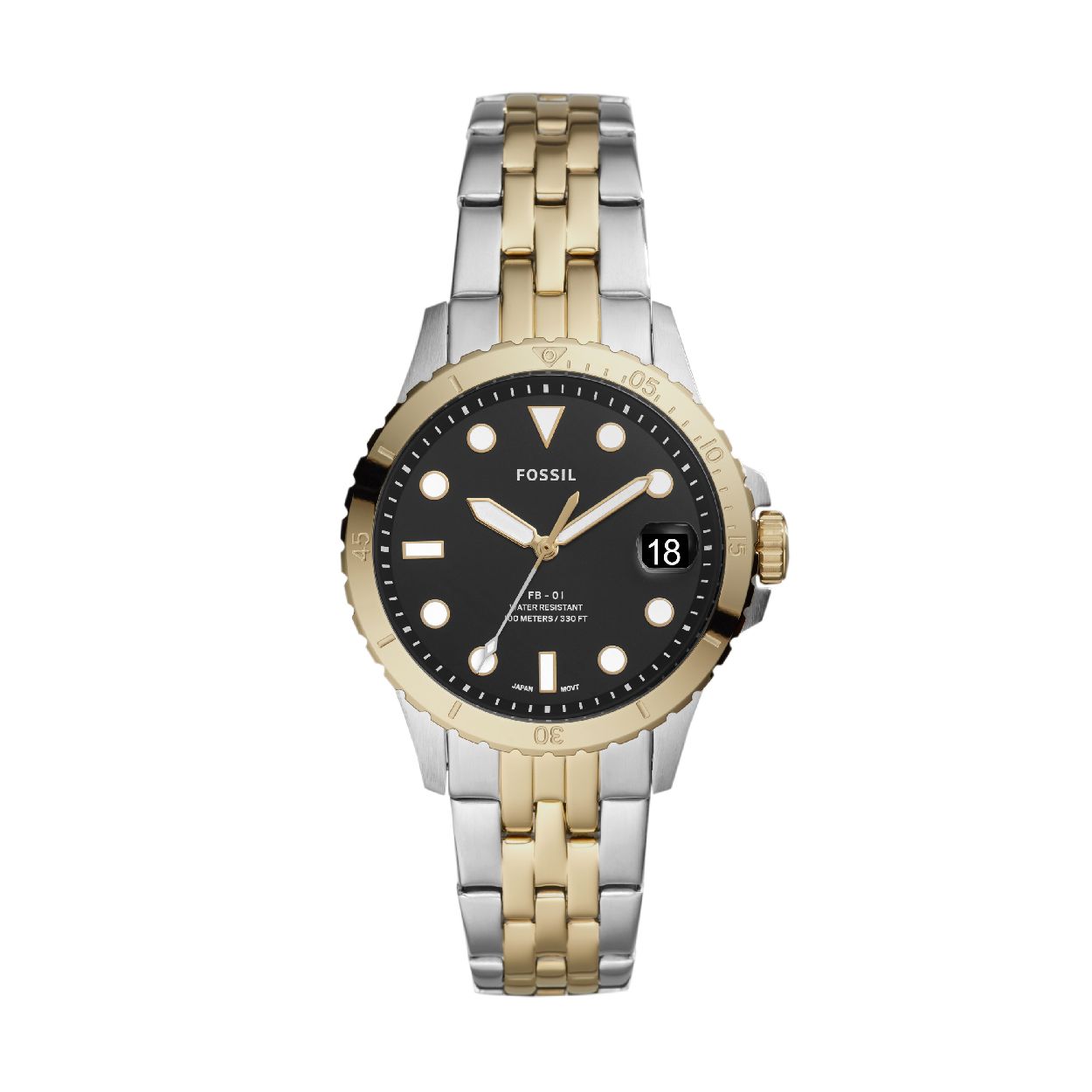 Dit dameshorloge is van het merk Fossil. Het is een  horloge met een band gemaakt van edelstaal. De diameter van de kast is 36 mm.
De verdere specificaties van het horloge zijn als volgt:
Bandbreedte (mm): 18
Kastmateriaal: edelstaal
Techniek: quartz
