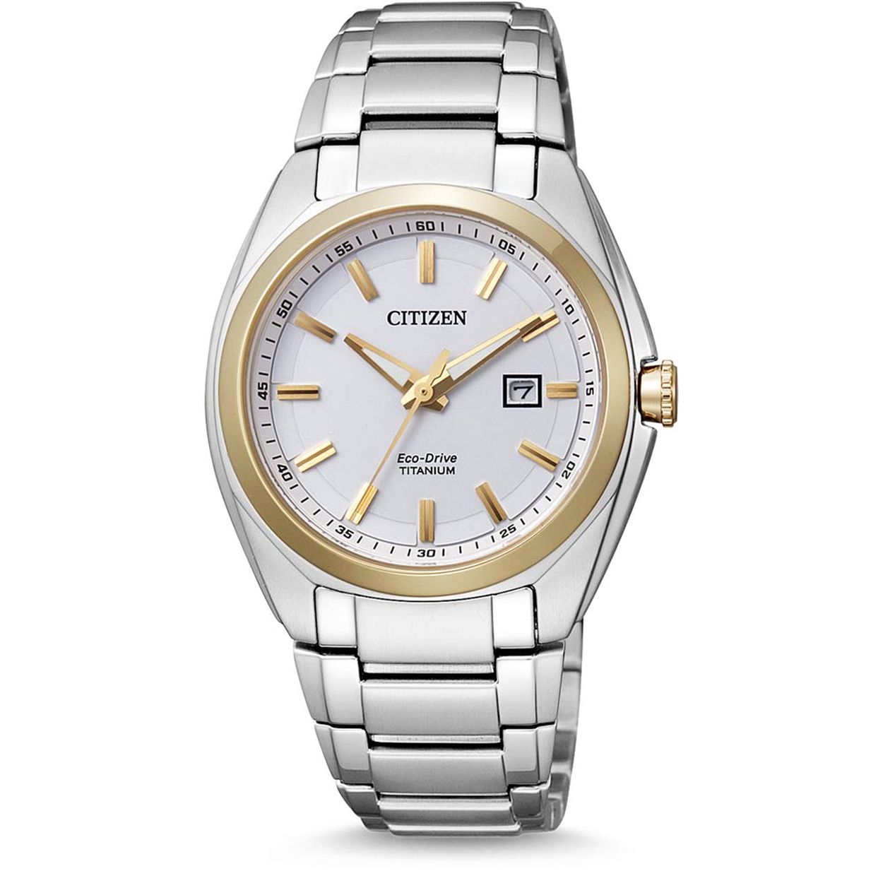 Citizen - doublé/titaan dames brac. met saffierglas 100m WR - EW2214-52A