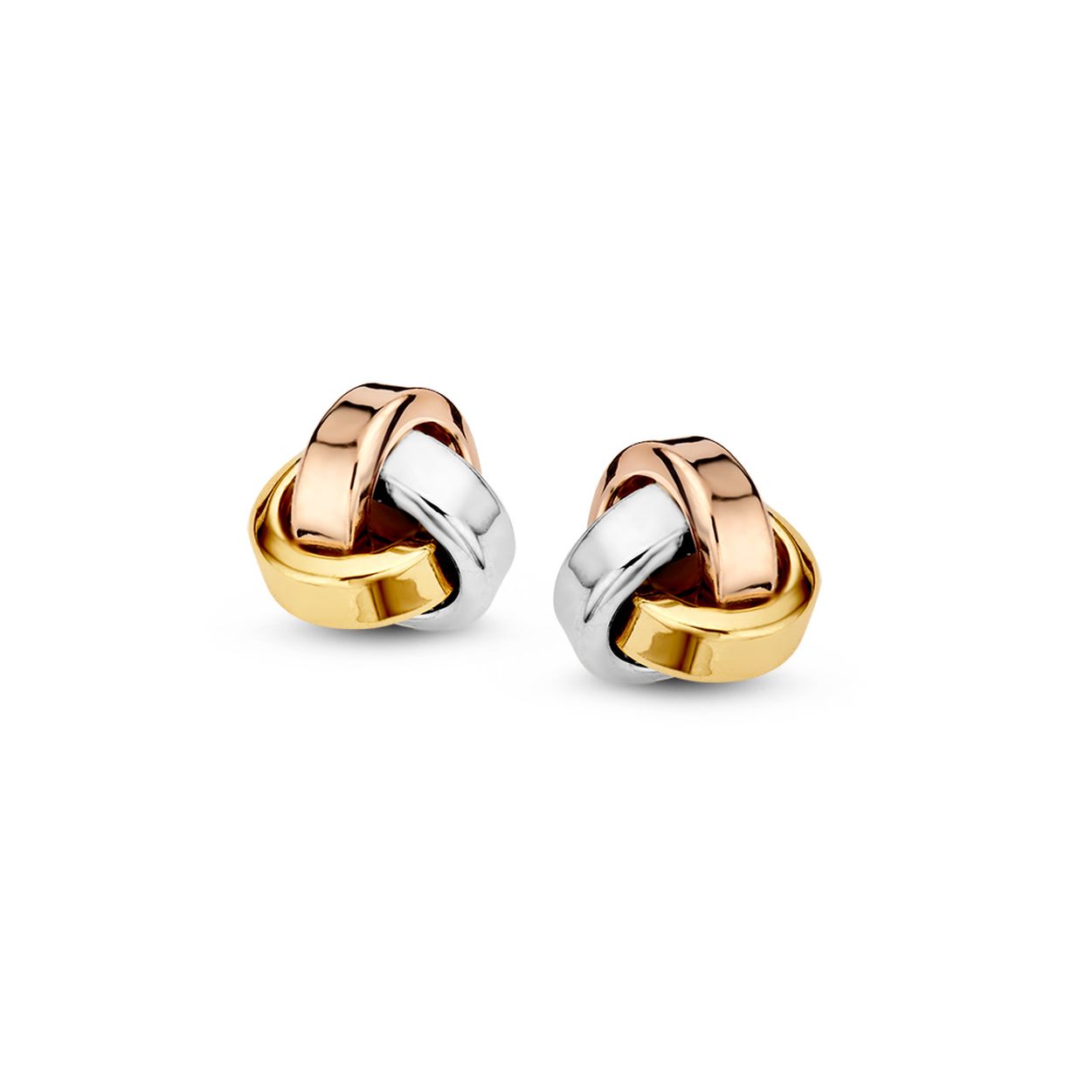 Excellent jewelry 14kt tricolour geel/wit/roségoud OE706943