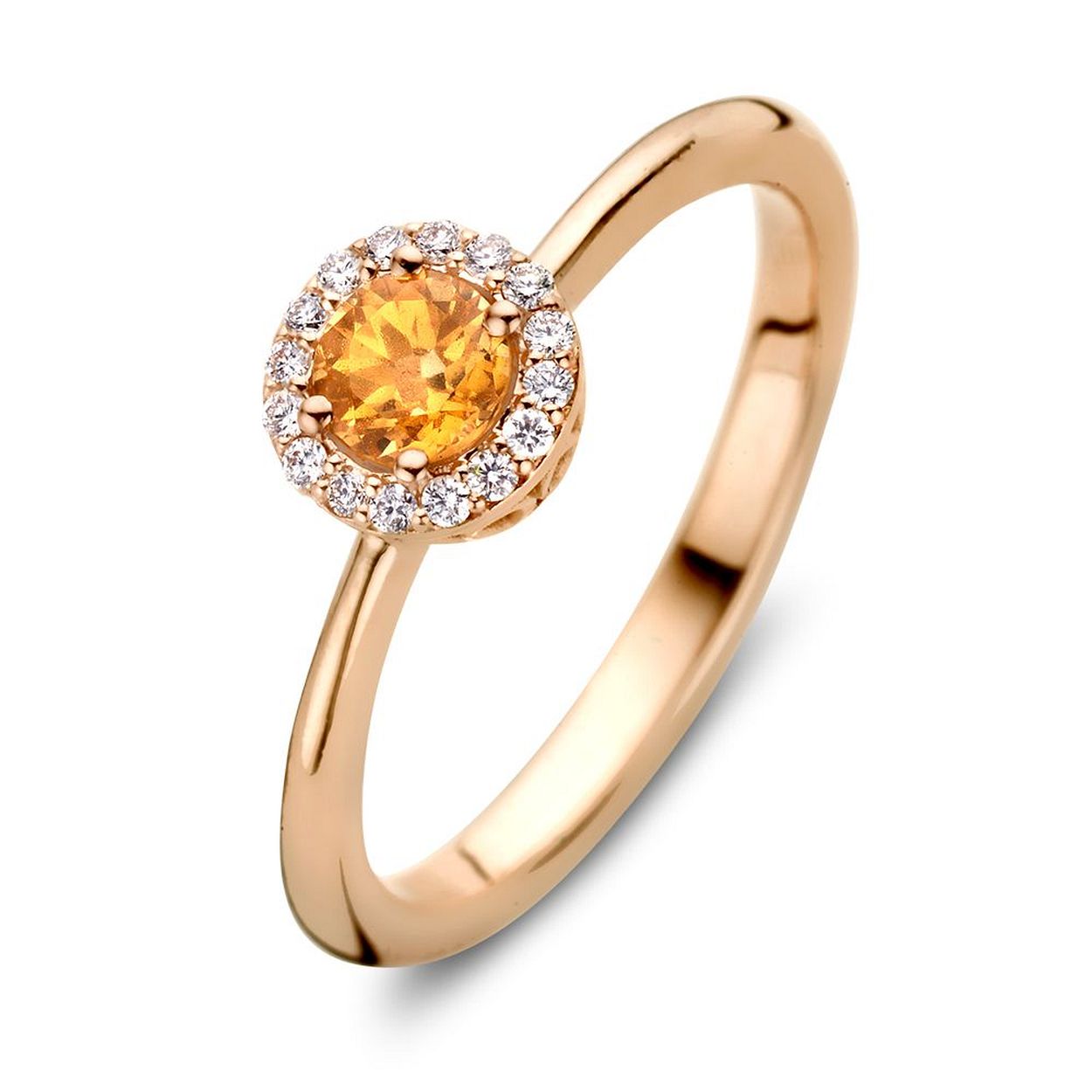 18krt Geelgoud Ring diamant (0.11crt H/SI1) + oranje saffier (0.45crt) maat 56 RL837417-56
Merk: Excellent Jewelry
Steendetails:
-Caraat diamant totaal: 0.11 crt
-Kwaliteit diamant: H/SI-1 (Wesselton)
-Samenstelling stenen: Saffier geel 0.45 crt
