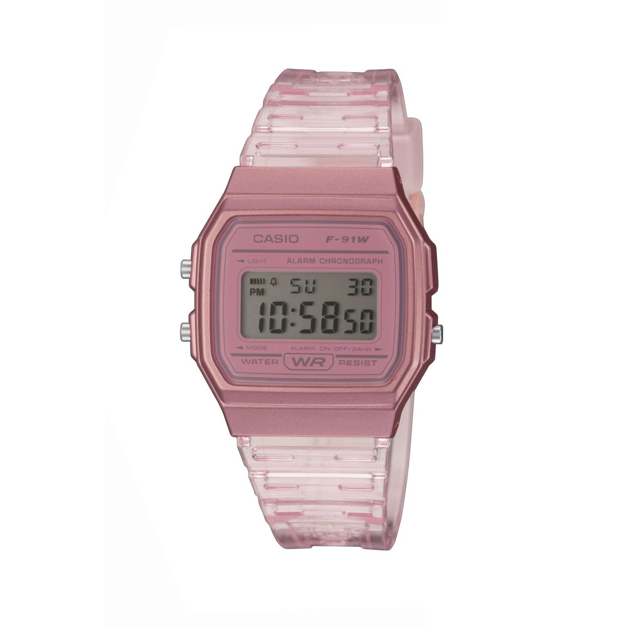 Dit horloge van Casio komt uit de collectie: CASIO Collection Women. Dit horloge heeft de volgende functies: Displayverlichting, Dagalarm, Automatische kalender, 12/24-uurs tijdweergave, Stopwatchfunctie - 1/100 sec. - 1 uur
