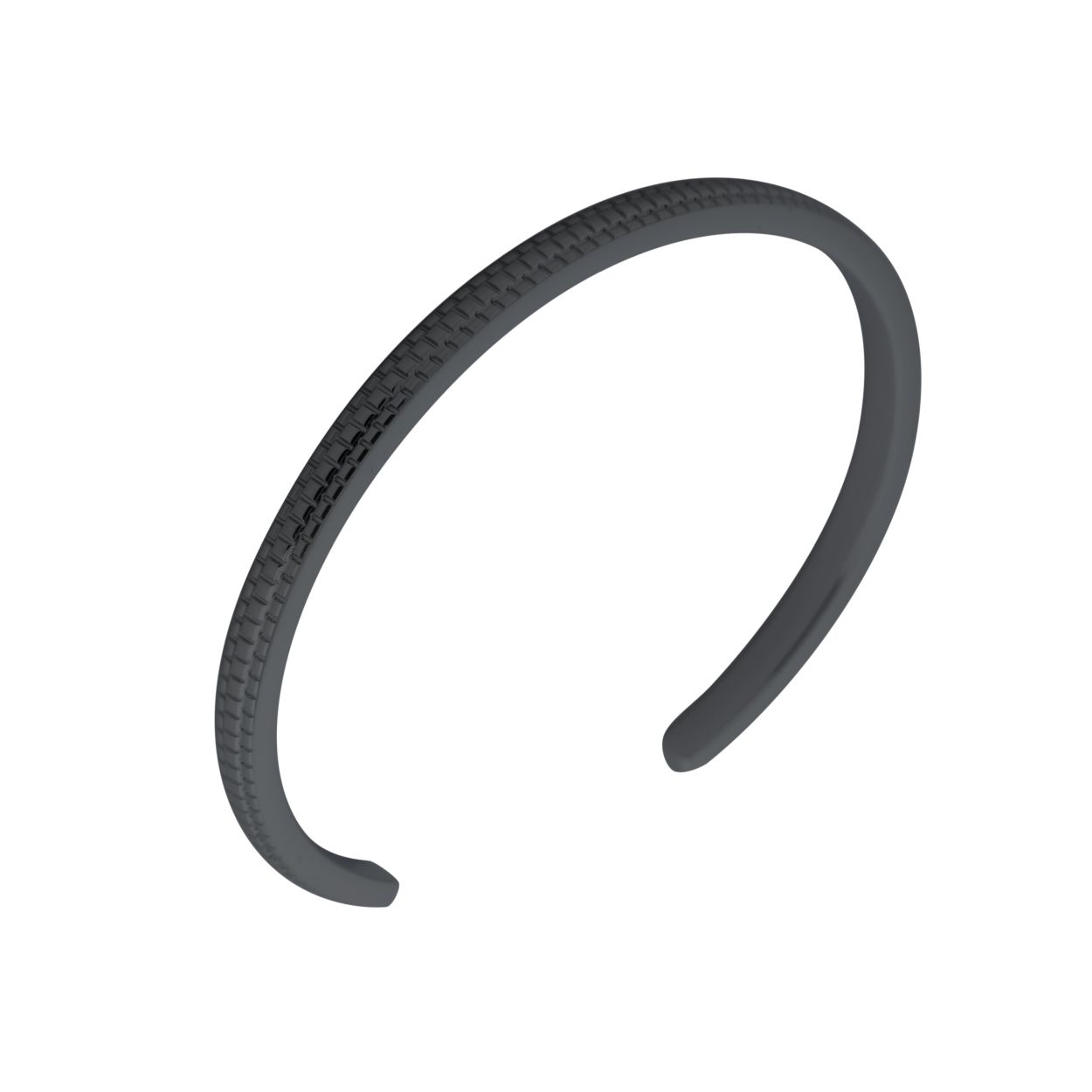 Melano friends jessica refined engraved armband - zwartkleurig - dames - maat small