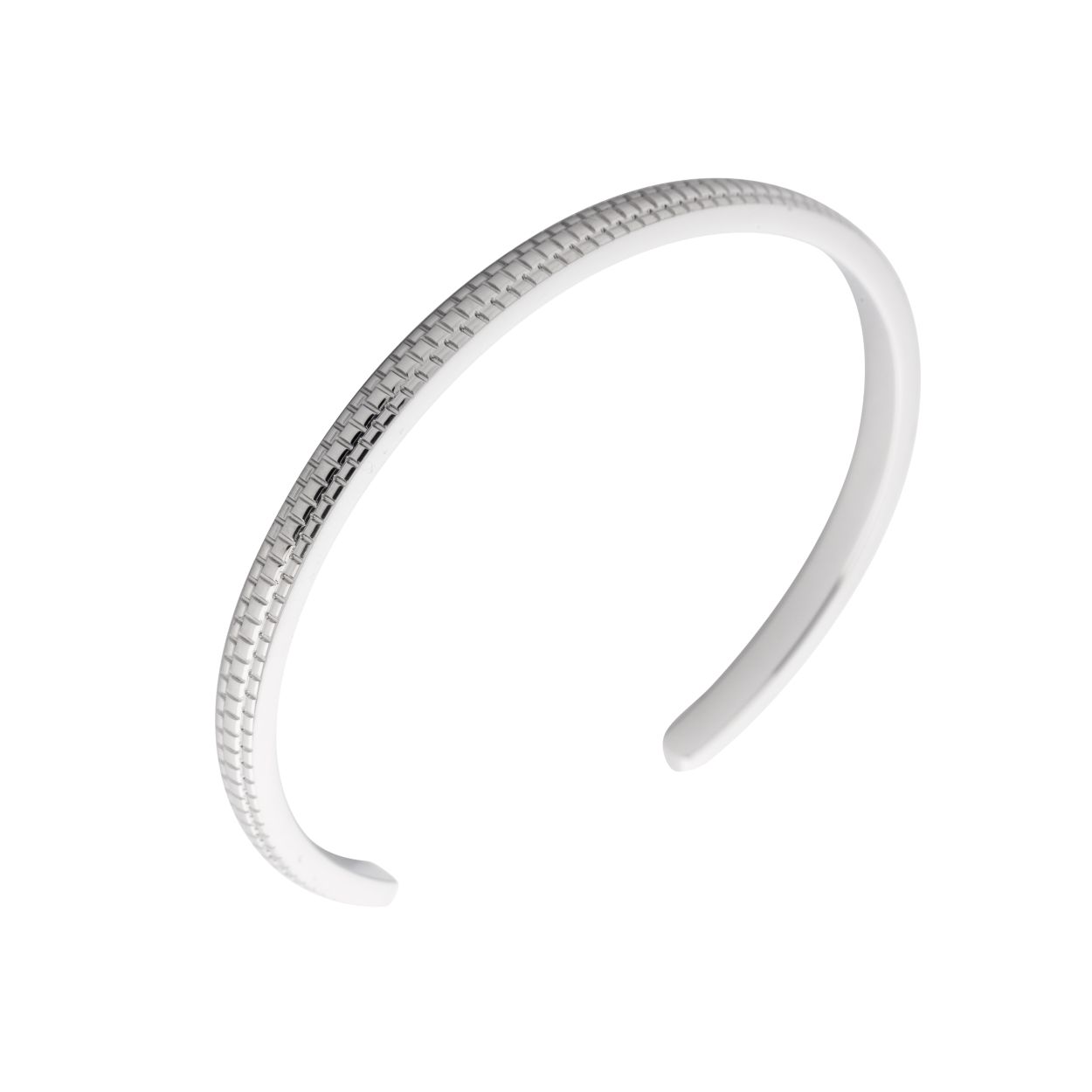 Melano friends jessica refined engraved armband - zilverkleurig - dames - maat small