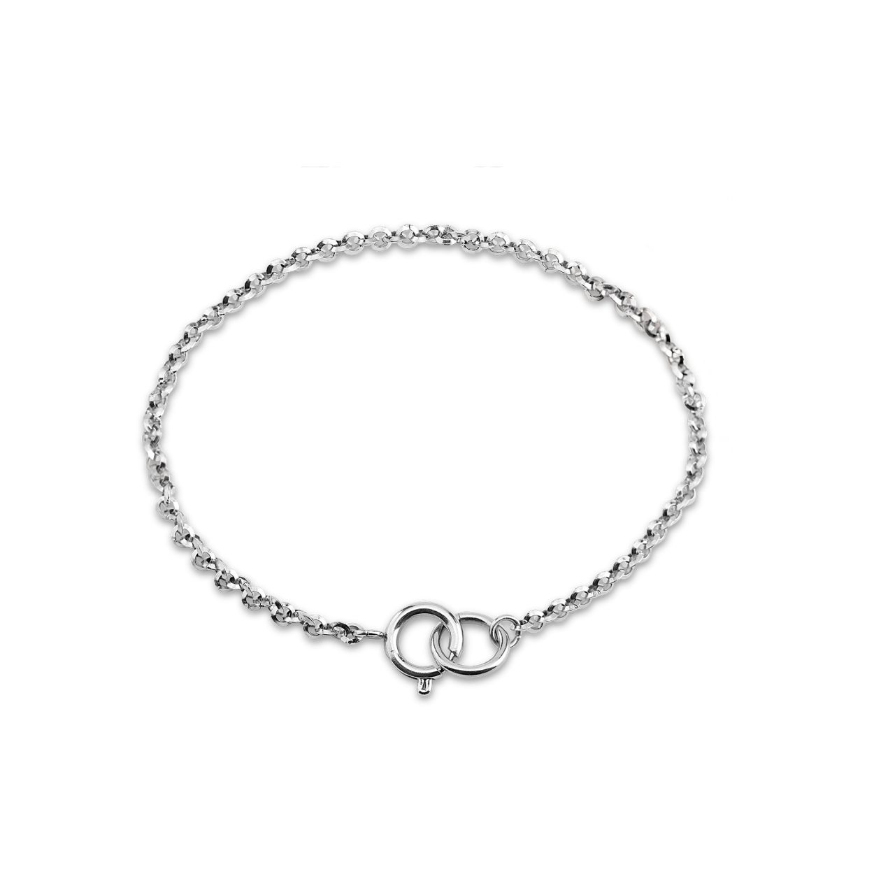 Dit is een zilverkleurige armband uit de collectie Friends