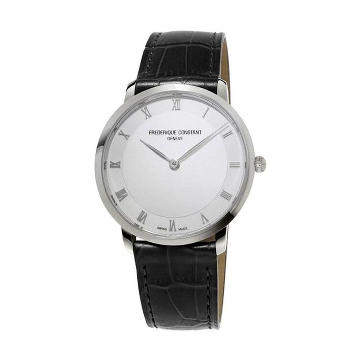 DIT IS EEN HORLOGE VAN FREDERIQUE CONSTANT UIT DE COLLECTIE SLIMLINE. DE AANDRIJVING IS QUARTZ. HET HORLOGE HEEFT DE VOLGENDE KENMERKEN: UREN, MINUTEN.