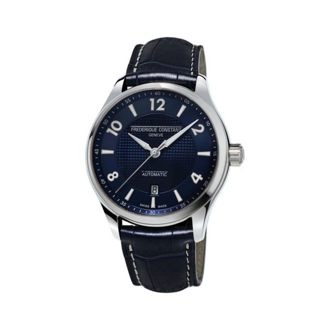 Frederique Constant Classics Runabout Automaat FC-303RMN5B6 42mm, limited edition blauw lederen band mat klap sluiting.