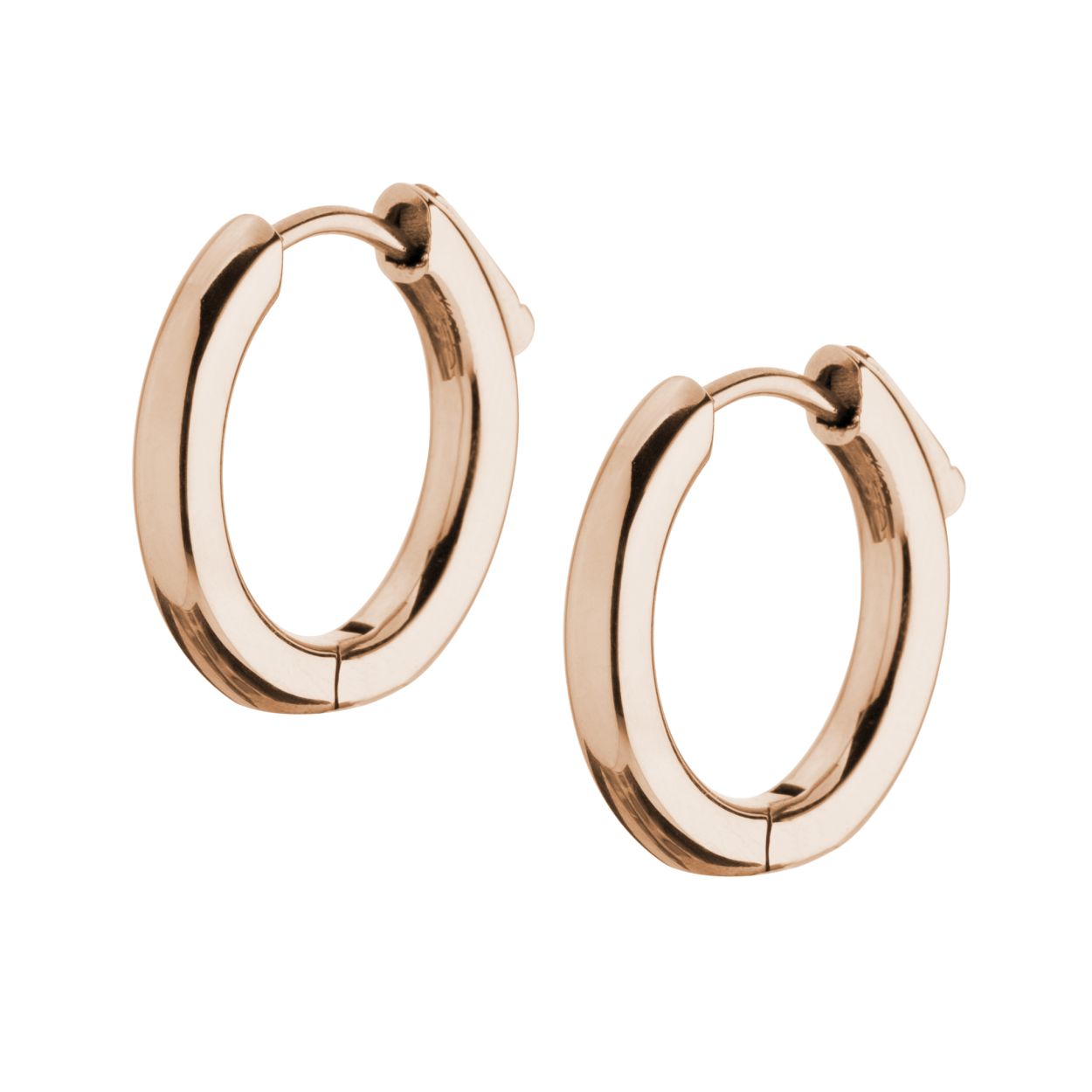 Deze oorringen gold van Melano zijn van geweldige kwaliteit en hebben een klein slotje. Zo blijft de oorring netjes in het oor zitten.

De hangers zijn er in diverse vormen, maten en kleuren. Stel zelf je oorbel samen!
Prijs van de oorringen is per paar.  12mm FE12RG12000