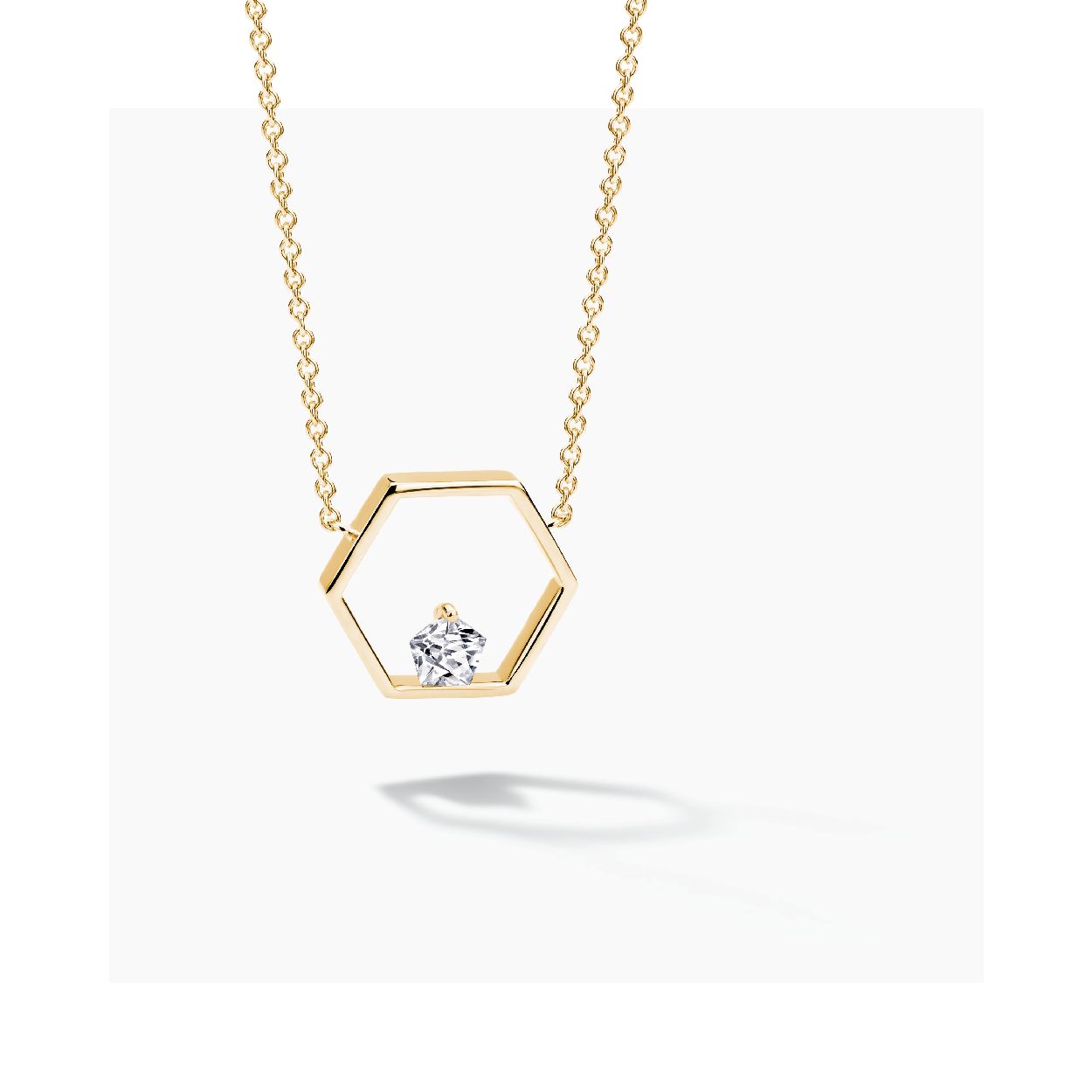 Dit is een collier van het merk FJF Jewellery. De kleur van het sieraad is geelgoud. Dit sieraad bevat de edelsteen: zirconia van swarovski. De kleur van deze edelsteen is: wit.