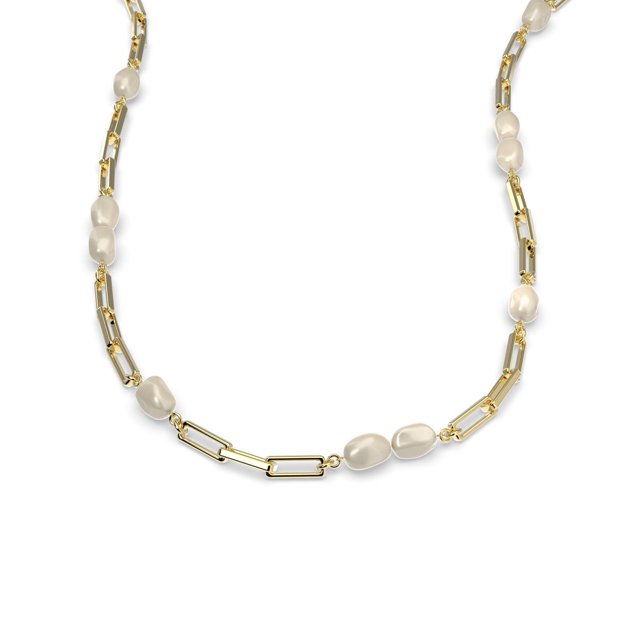De Melano Friends Maeve ketting is stylish en helemaal on trend! De combinatie van de parels en de grote schakels maakt deze ketting echt een eyecatcher. 