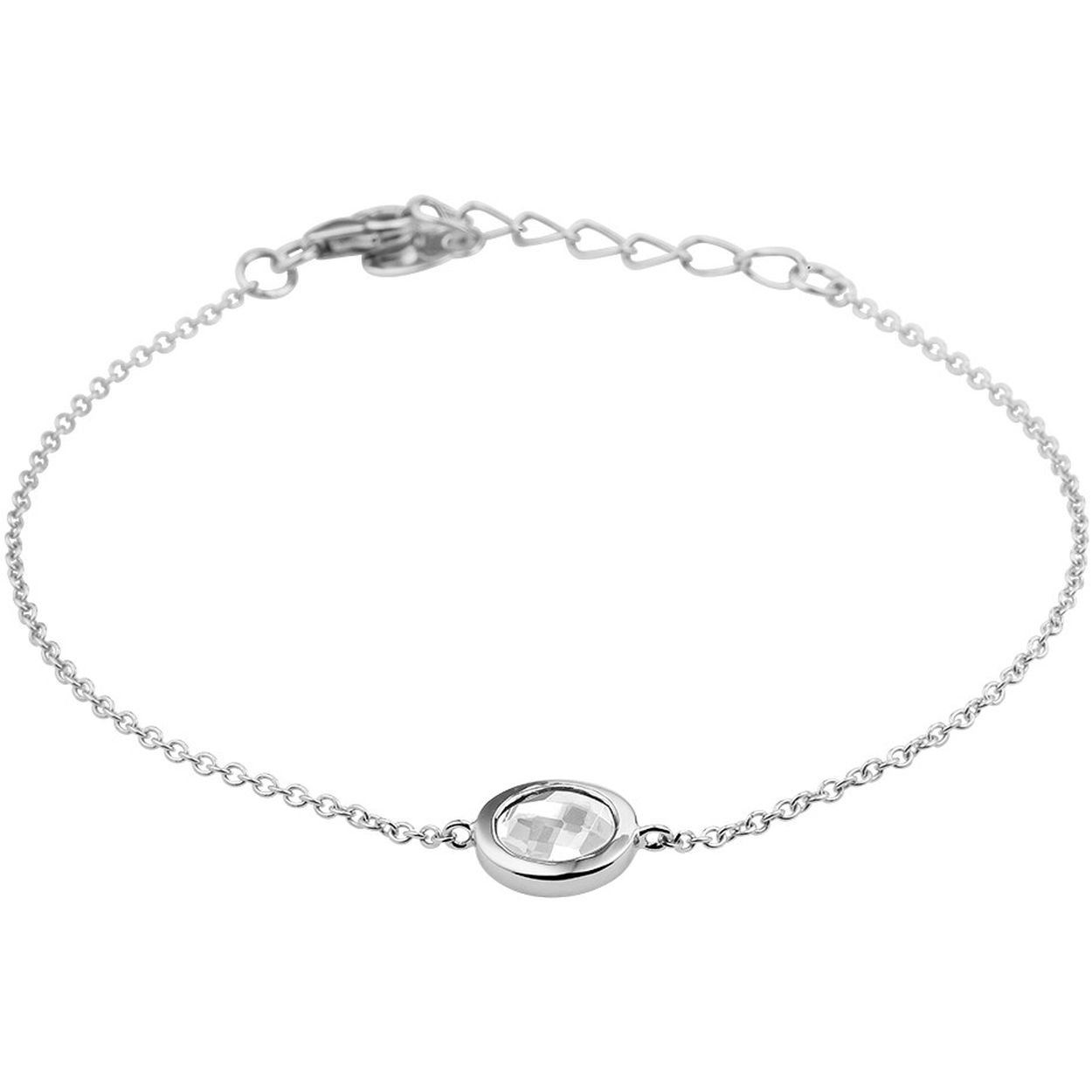 Armband zirkonia 1,4 mm 17 + 3 cm