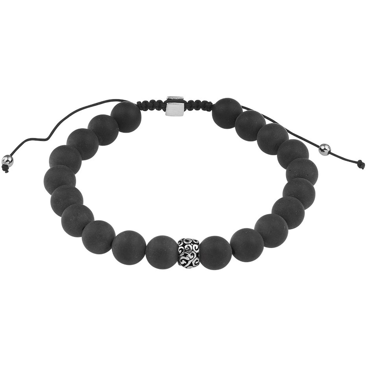 Kralenarmband onyx 8,0 mm 19 - 26 cm