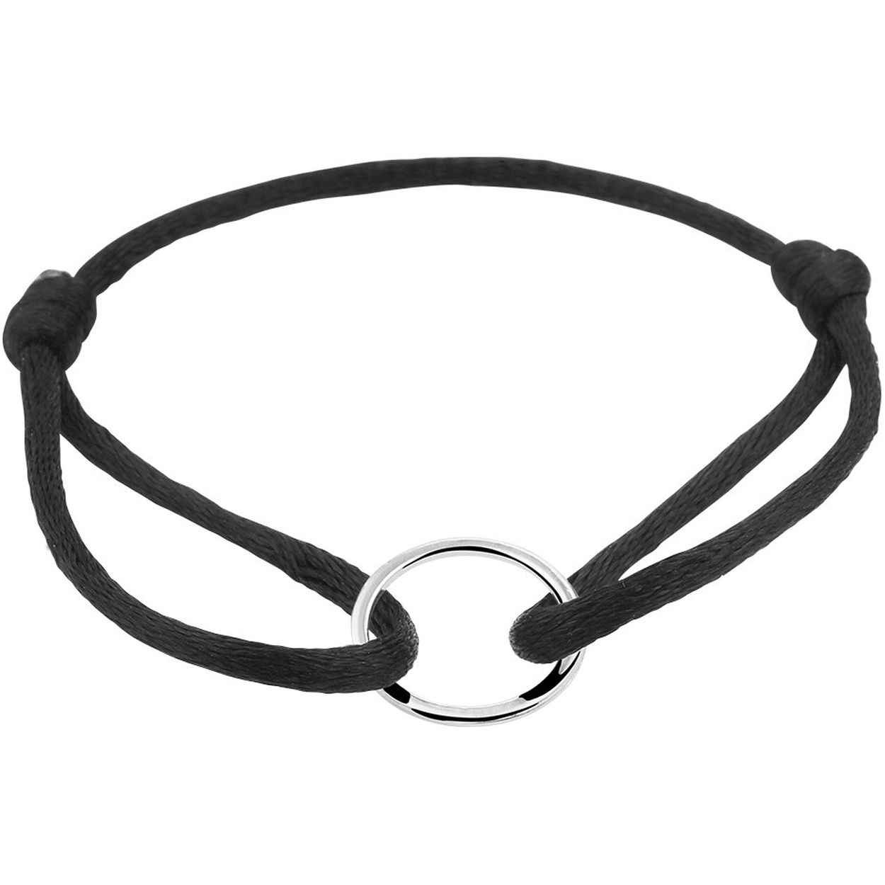 Armband zijde rondje