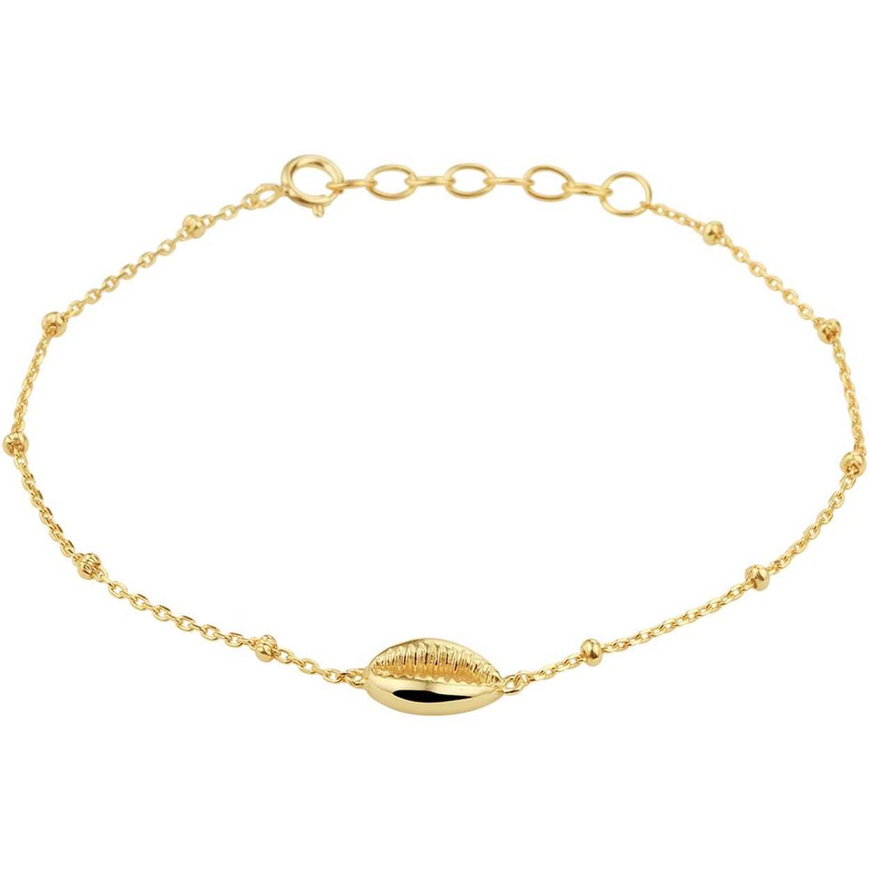 Armband schelp 2,0 mm 16,5 + 2 cm
